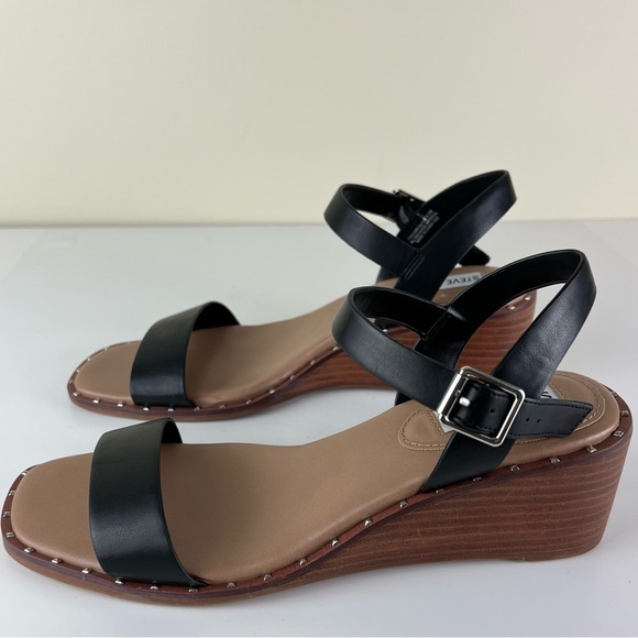 NEW STEVE MADDEN WEDGE SANDALS - Picture 7 of 12
